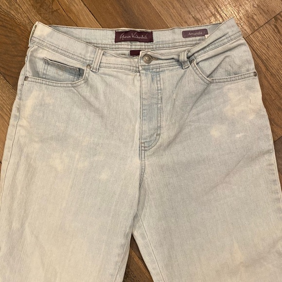 Gloria Vanderbilt Amanda Light Blue Denim Jeans Size 12 - Picture 5 of 15